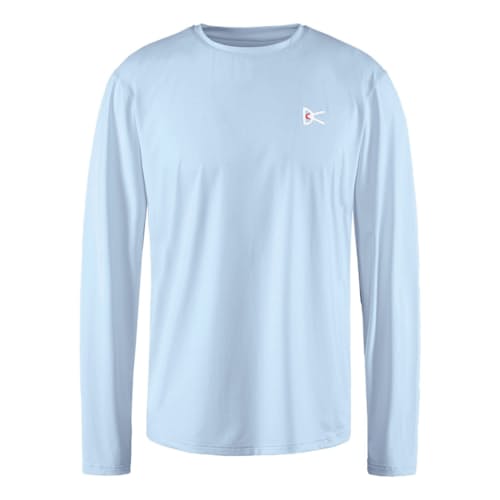 laydown image of Italian Knit Lightweight Long Sleeve T-Shirt