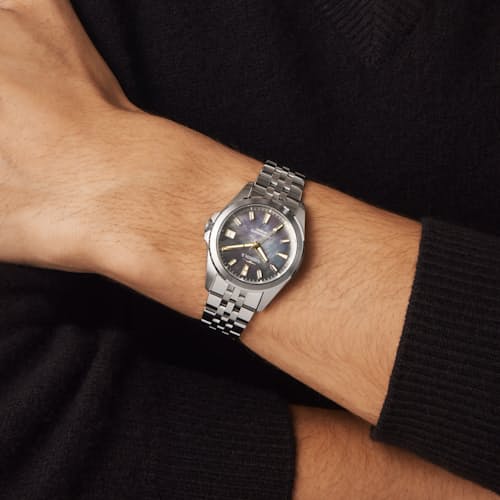 on model image of 36mm Shinola Monster Watch
