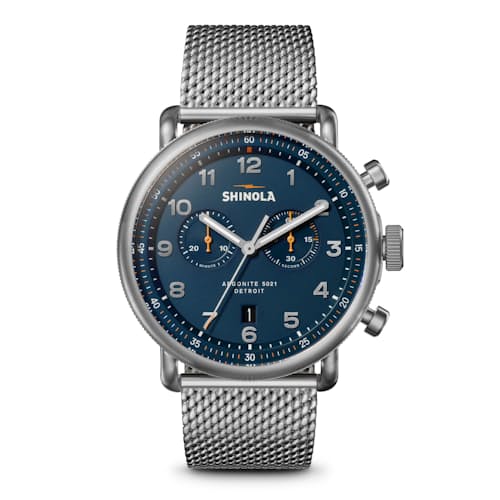 laydown image of Canfield Model c56 2 Eye Chrono 43mm Watch