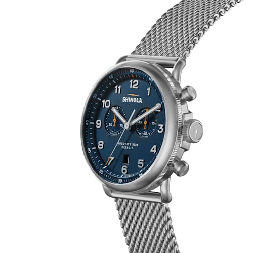 laydown detail image of Canfield Model c56 2 Eye Chrono 43mm Watch