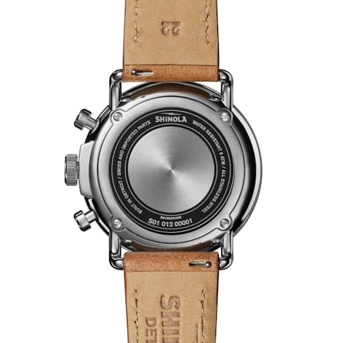 laydown detail image of Canfield Model c56 2 Eye Chrono 43mm Watch