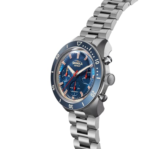 laydown detail image of Mooncraft Monster Chrono 43mm Watch Gift Set