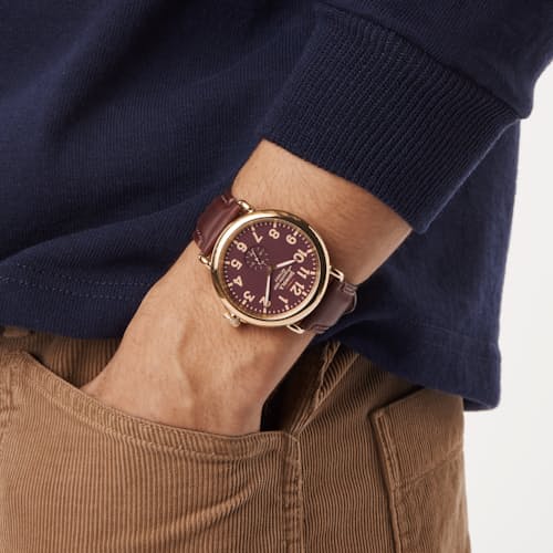 on model image of Runwell Sub Second 47mm Watch