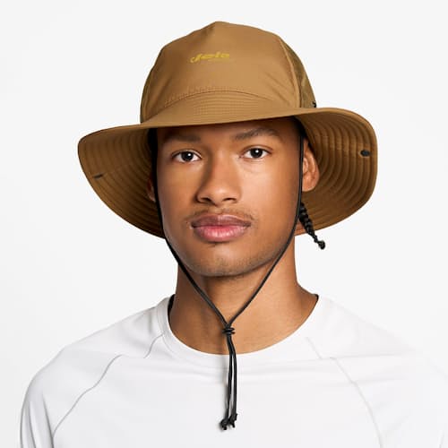 on model image of TRLBucket - Comp - OnehundredSL Hat