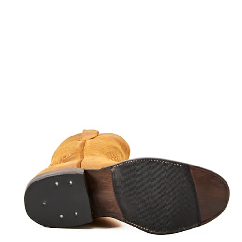 laydown image of The Waxy Kudu Roper Boot by Rios