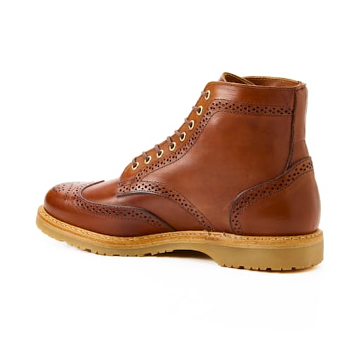 laydown image of Wingtip Brogue Boot
