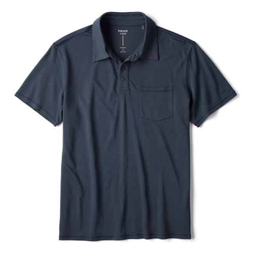 laydown image of 72-Hour Merino Pique Polo