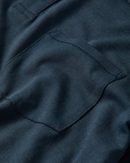 laydown detail image of 72-Hour Merino Pique Polo