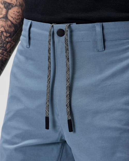 on model image of Equator Hybrid Short - 7"