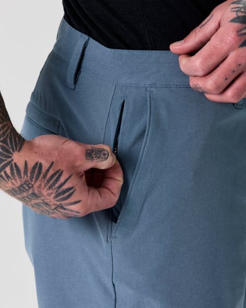 on model image of Equator Hybrid Short - 9"