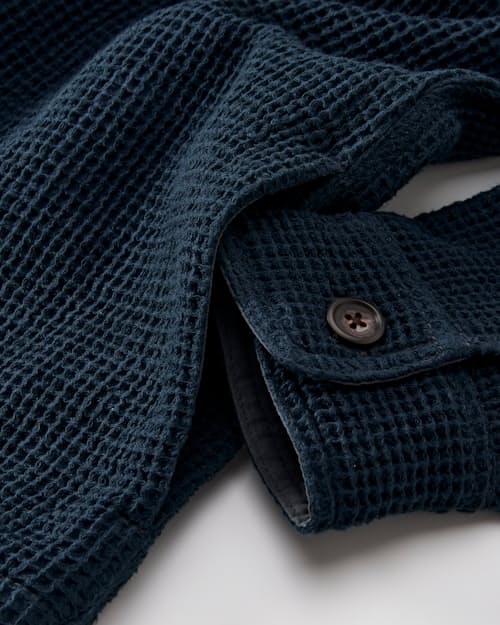 laydown detail image of Waffle Overshirt