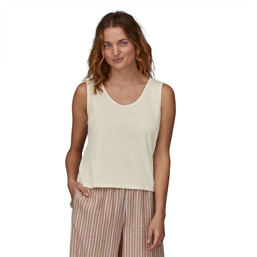 on model image of Women's Organic Cotton Tank