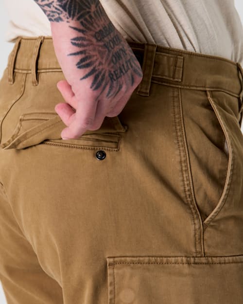 on model image of 365 Cargo Short - 7"