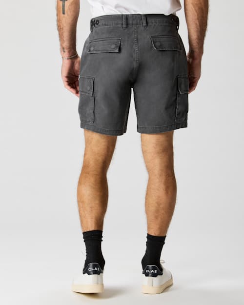 on model image of 365 Cargo Short - 7"