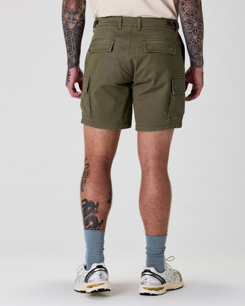 on model image of 365 Cargo Short - 7"