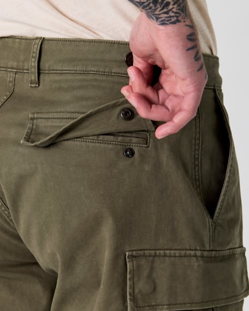 on model image of 365 Cargo Short - 7"