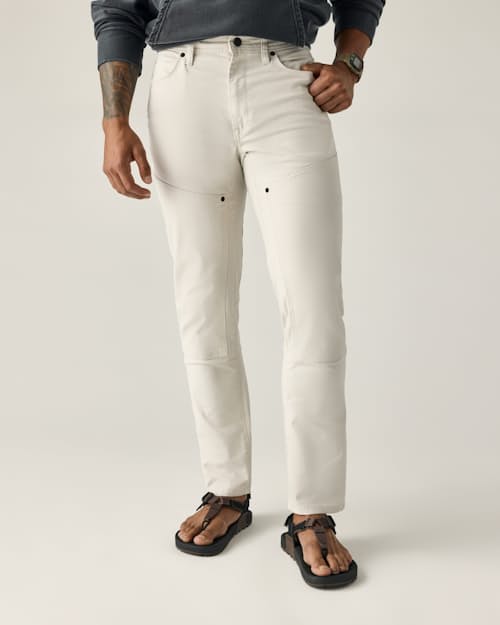 on model image of Rover Double-Knee Work Pant - HB Slim