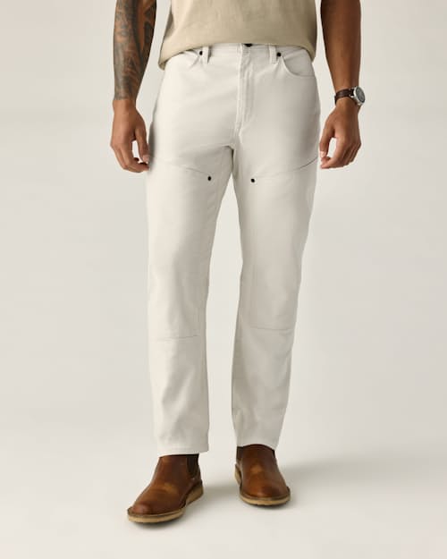 on model image of Rover Double-Knee Work Pant - HB Straight