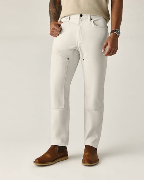 on model image of Rover Double-Knee Work Pant - HB Straight