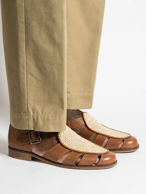 on model image of Franck Fisherman Sandal