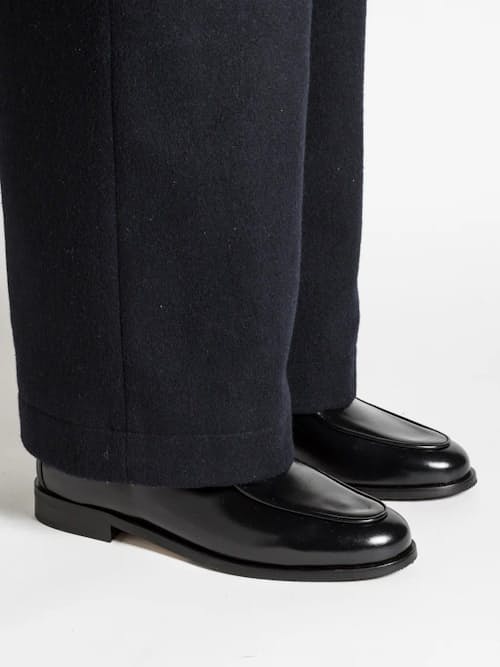 on model image of Jacques New Leather Loafer