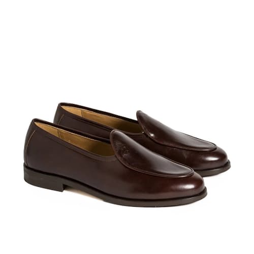 laydown image of Jacques New Leather Loafer