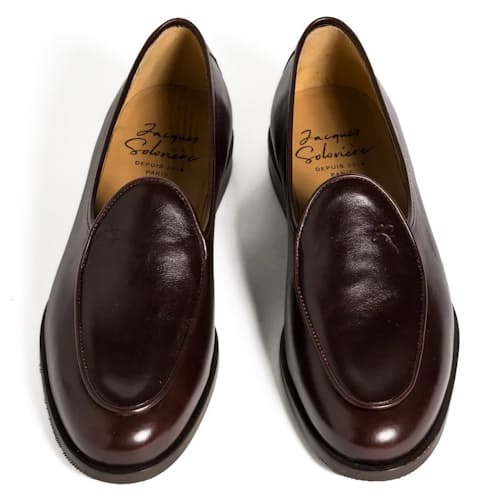laydown image of Jacques New Leather Loafer