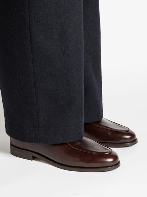 on model image of Jacques New Leather Loafer
