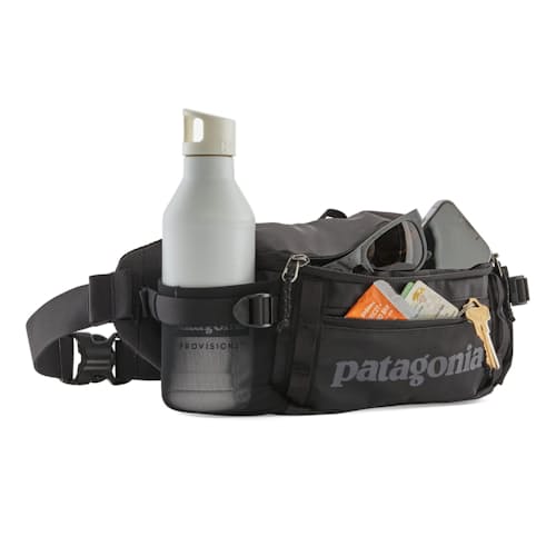 laydown image of Black Hole Waist Pack Sling - 5L