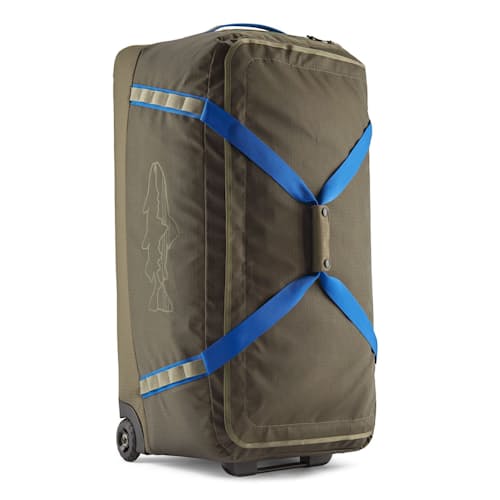 laydown image of Black Hole Wheeled Duffel - 100L