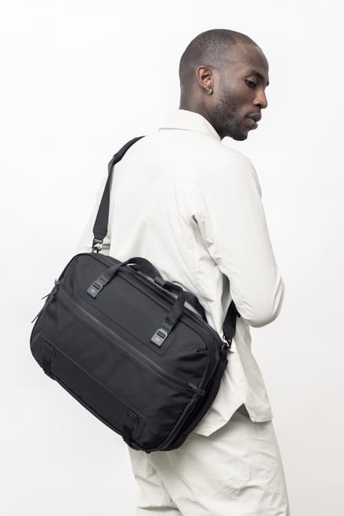 on model image of Forge SB Briefcase - 20L