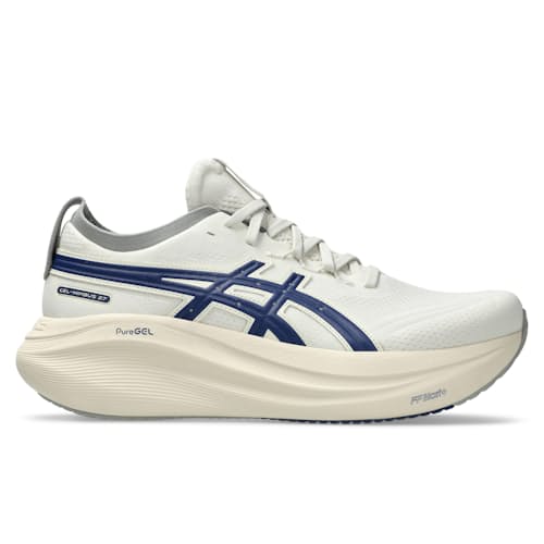 laydown image of Gel Nimbus 27 ATC Running Sneaker