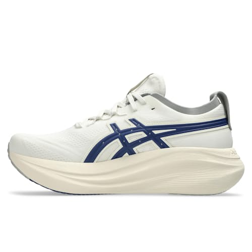 laydown image of Gel Nimbus 27 ATC Running Sneaker