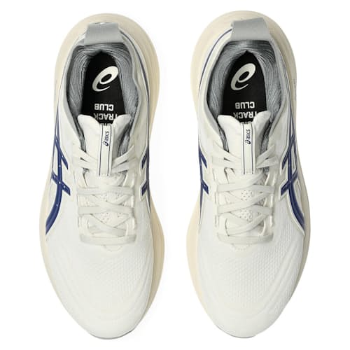 laydown image of Gel Nimbus 27 ATC Running Sneaker