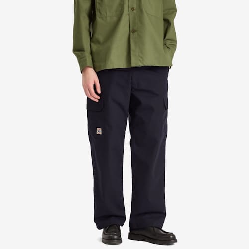 on model image of Utility Cotton Ripstop Cargo Pant