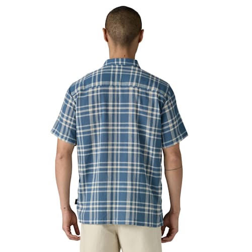 on model image of Lightweight Organic Cotton A/C Short Sleeve Shirt