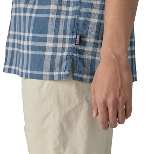 on model image of Lightweight Organic Cotton A/C Short Sleeve Shirt
