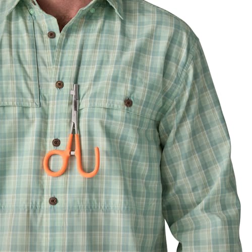 on model image of Long-Sleeved Island Hopper Shirt