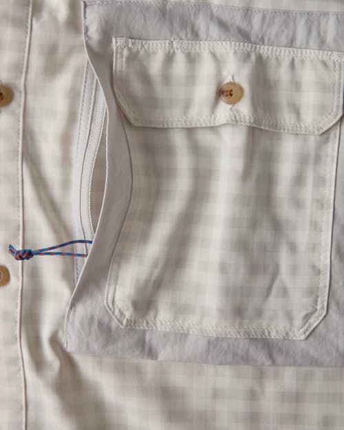 laydown detail image of Long-Sleeved Self-Guided Sun Shirt