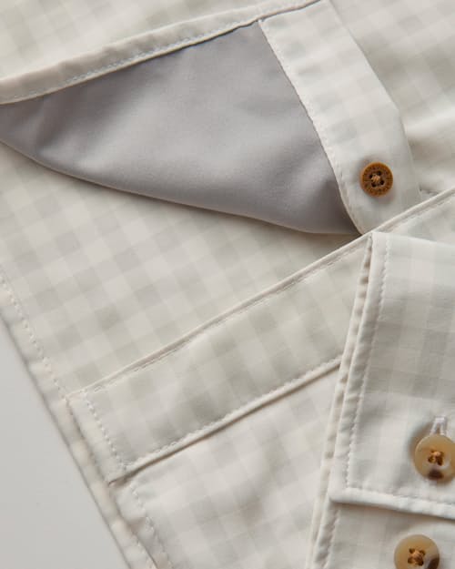 laydown detail image of Long-Sleeved Self-Guided Sun Shirt