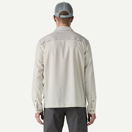 on model image of Long-Sleeved Self-Guided Sun Shirt
