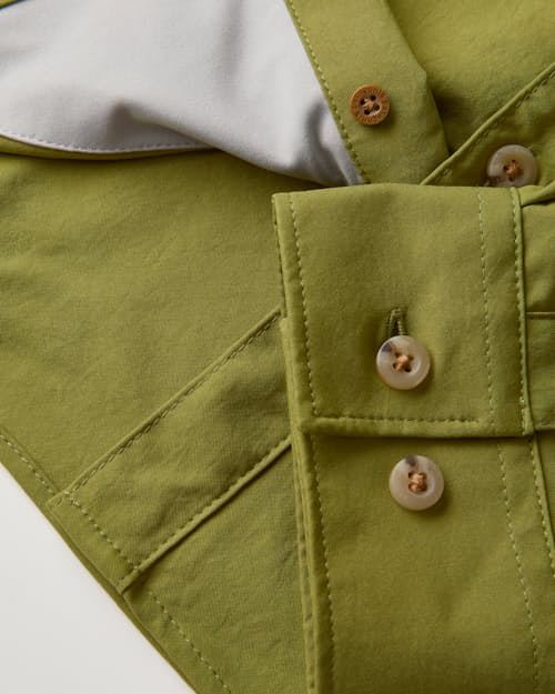 laydown detail image of Long-Sleeved Self-Guided Sun Shirt