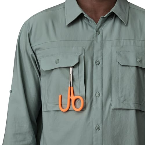 on model image of Long-Sleeved Self-Guided Sun Shirt