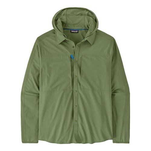 laydown image of River Rambler Hybrid Sun Hoody
