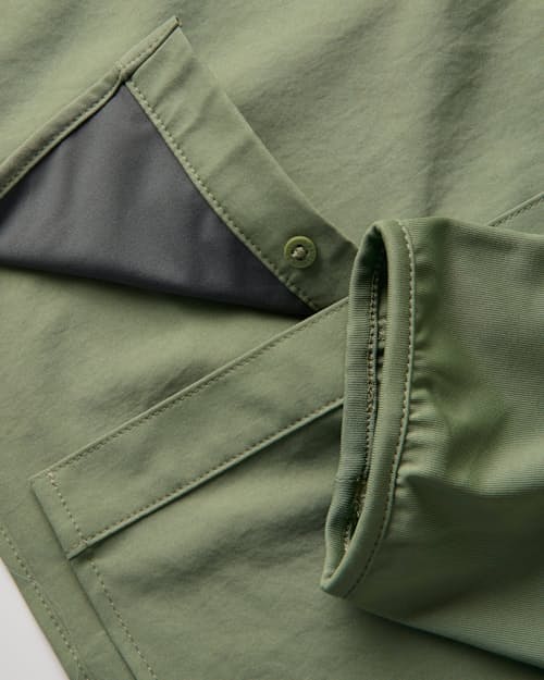 laydown detail image of River Rambler Hybrid Sun Hoody