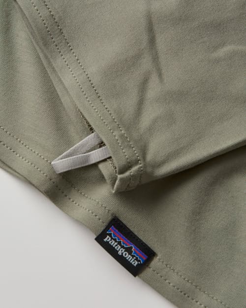 laydown detail image of Tropic Comfort Natural Crewneck Long Sleeve T-Shirt