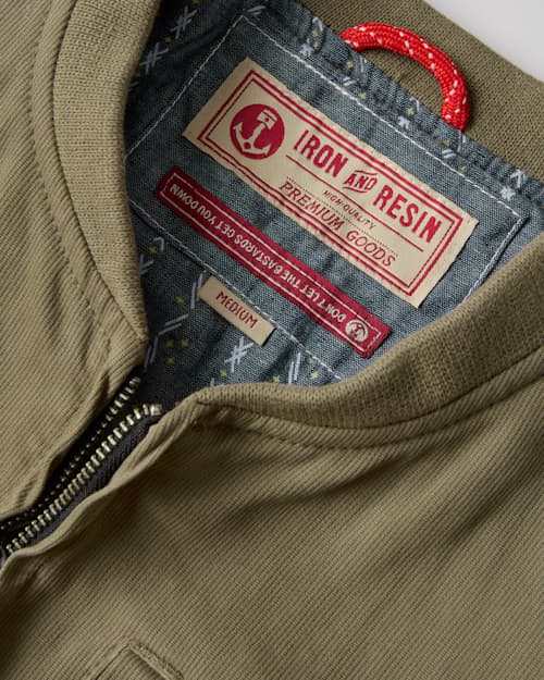 laydown detail image of Line Up Bomber Jacket