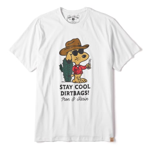 laydown image of Vintage Graphic Organic Cotton T-Shirt