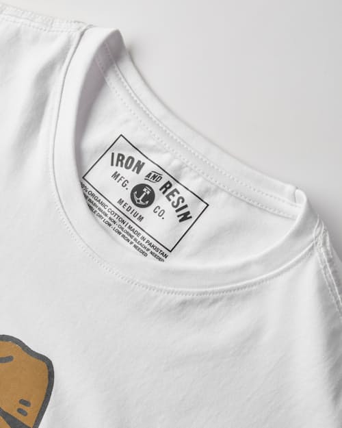 laydown detail image of Vintage Graphic Organic Cotton T-Shirt