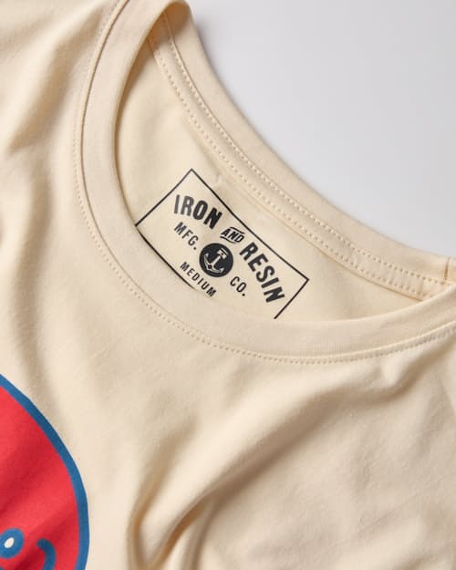 laydown detail image of Vintage Graphic Organic Cotton T-Shirt